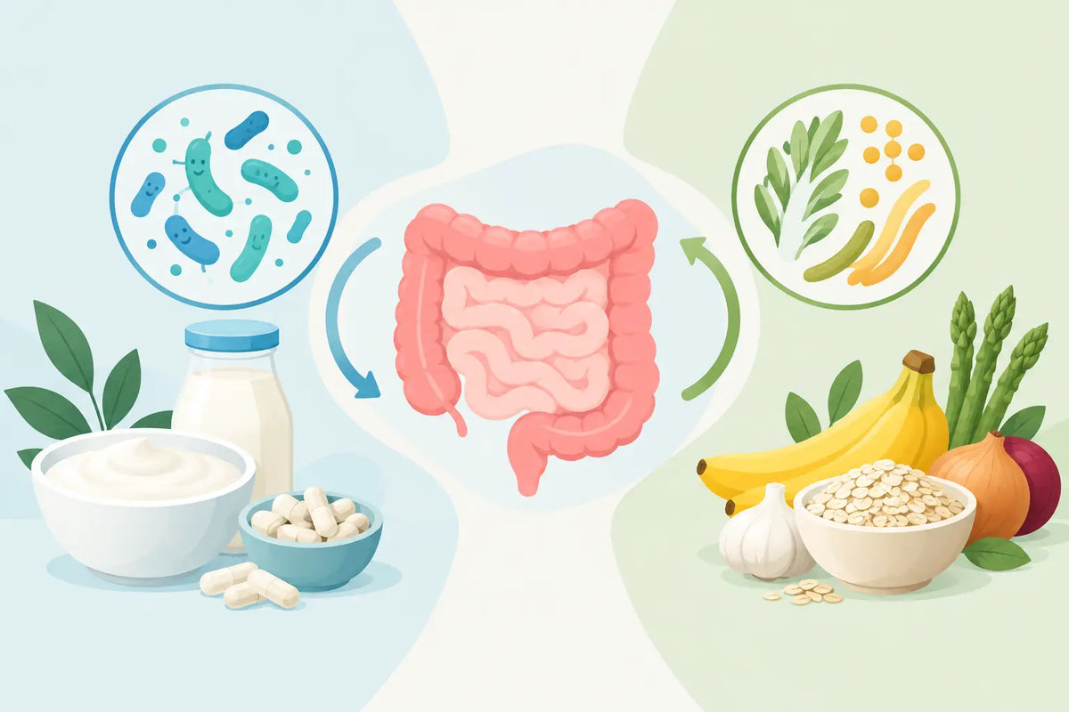 Probiotics Versus Prebiotics: What’s the Difference?