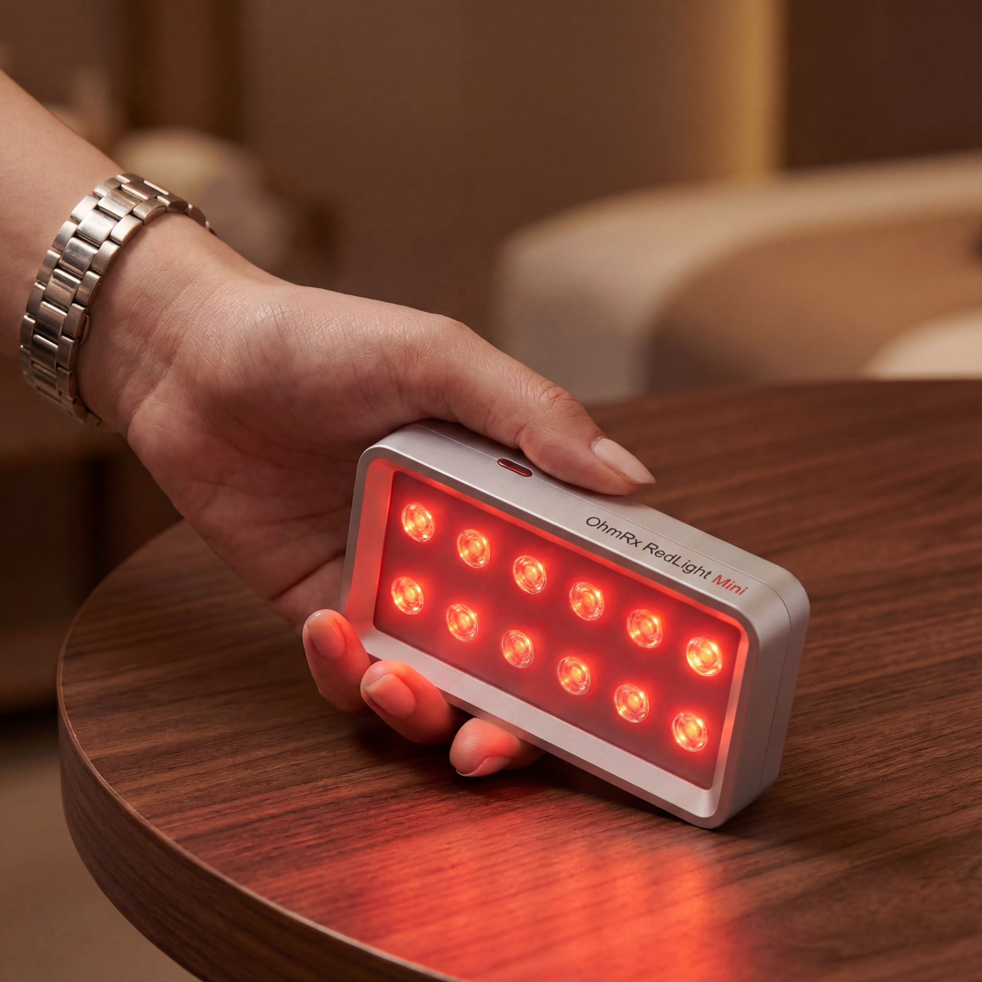 OhmRx RedLight Recovery Mini Pro – Portable Red & NIR LED Device
