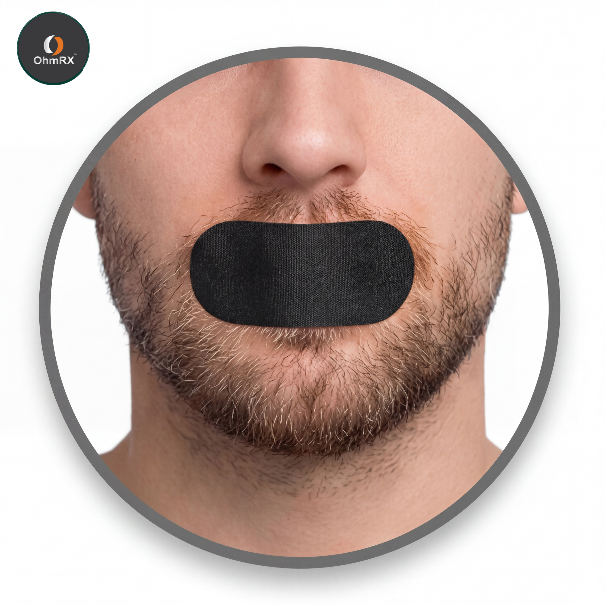 OhmRx Mouth Tape – Gentle, Hypoallergenic Nighttime Breathing Strips (30 Count)