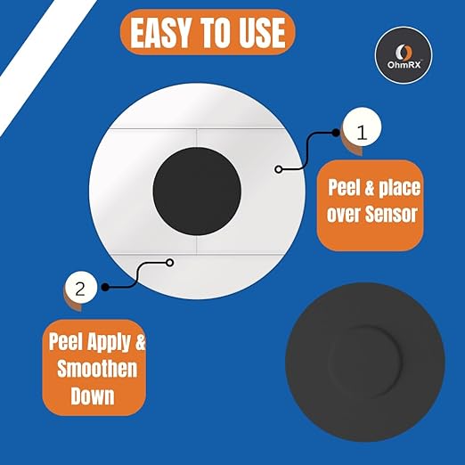 OhmRx Libre 3 / Lingo Sensor Covers – Waterproof, No‑Cut