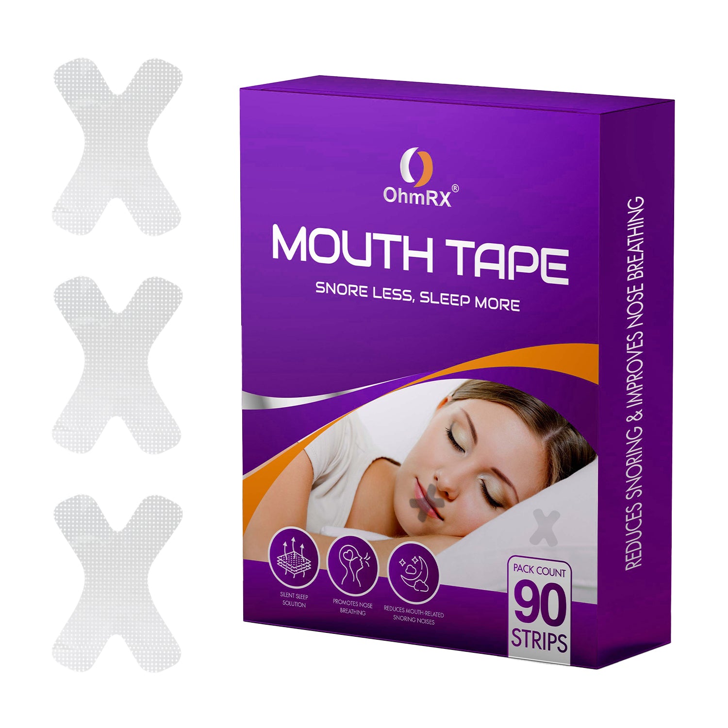 OhmRx Mouth Tape – X Clear