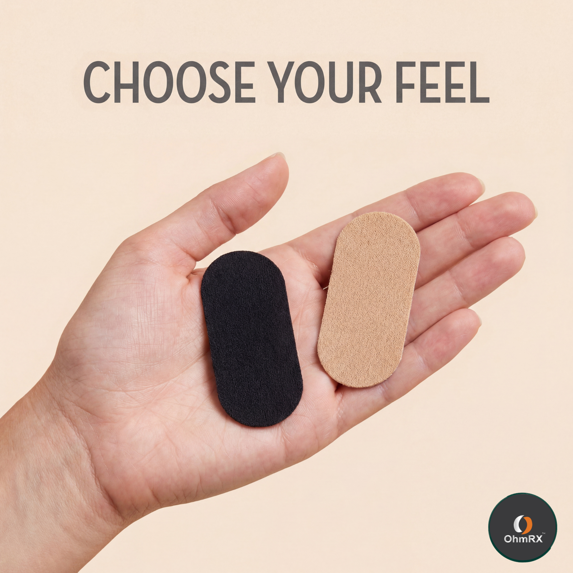 OhmRx Mouth Tape – Gentle, Hypoallergenic Nighttime Breathing Strips (30 Count)