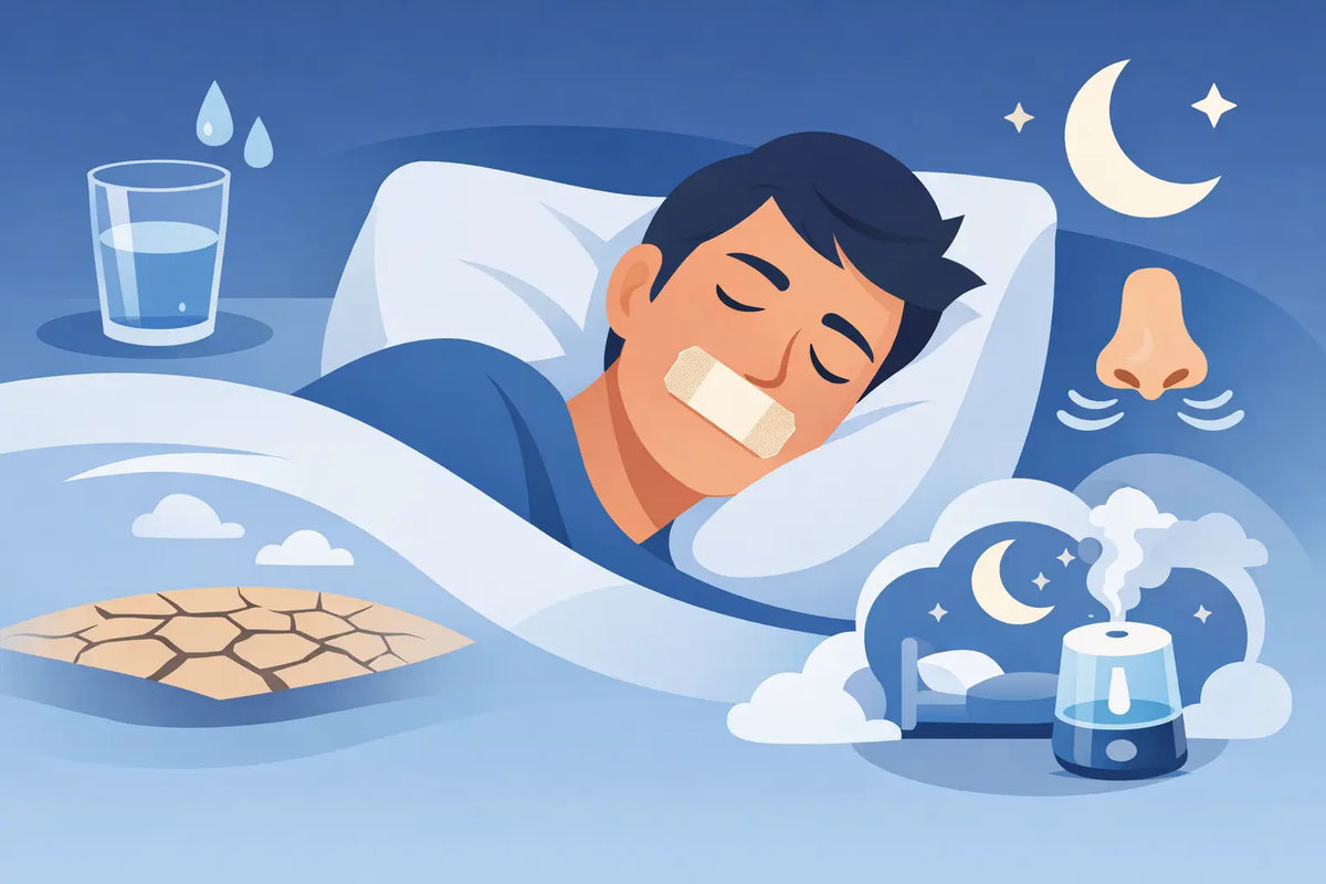 Can Mouth Tape for Dry Mouth Help at Night?