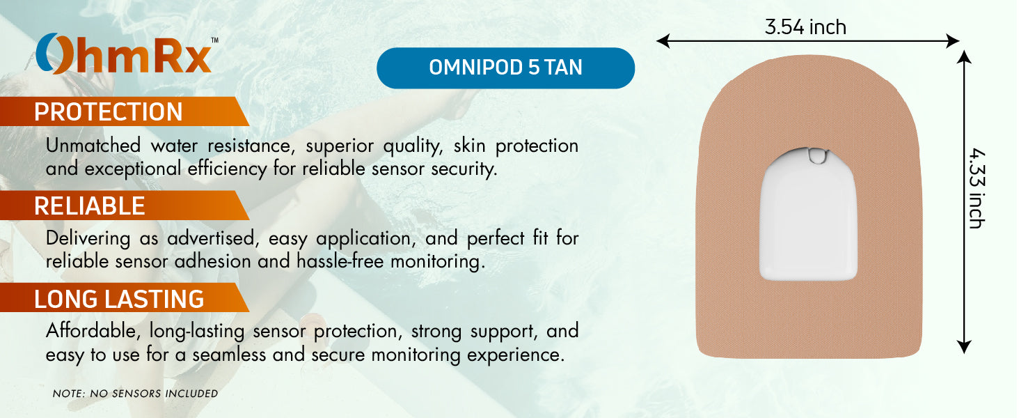 Omnipod 5 Adhesive Patches Waterproof