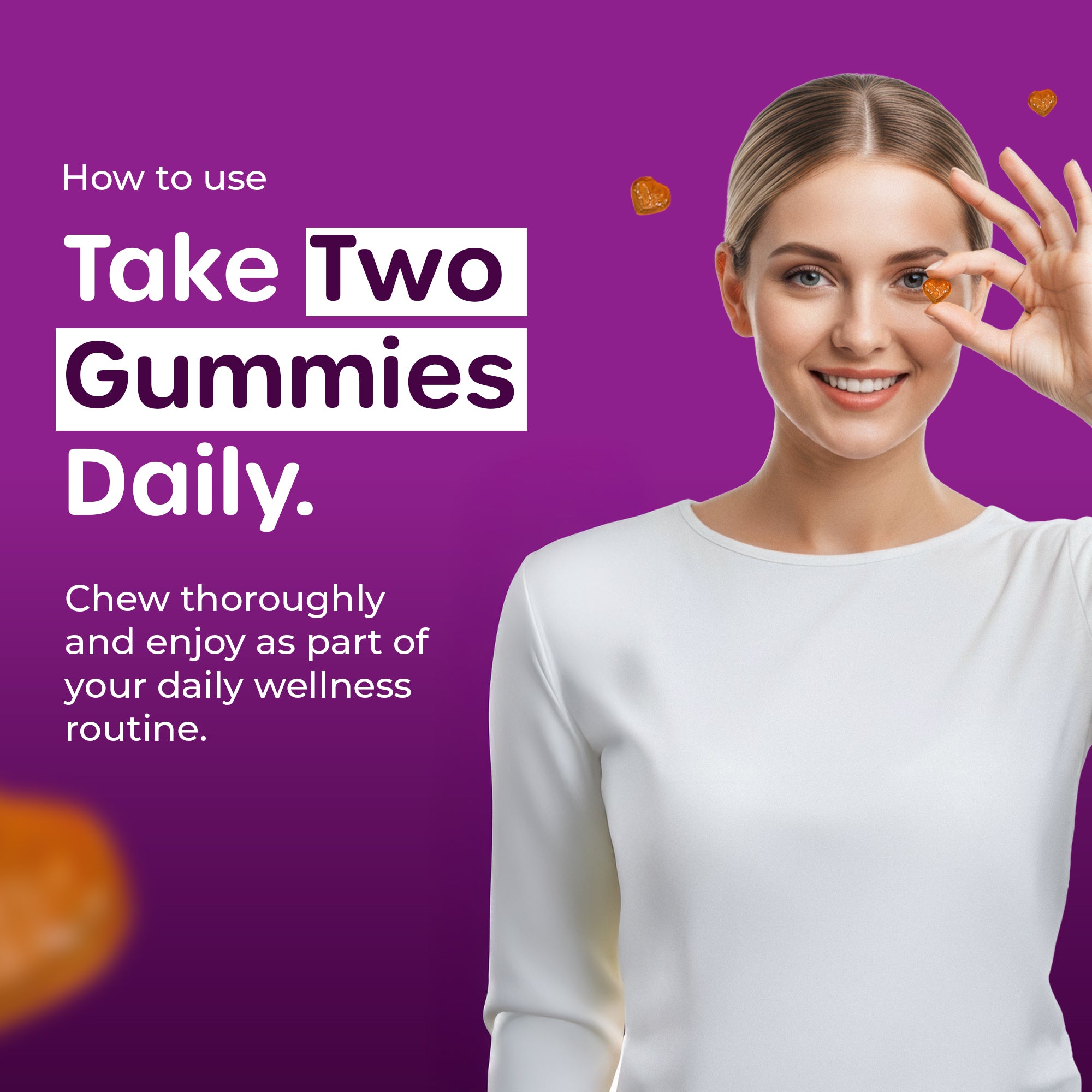 Pristine Vite Collagen Gummies - Hydrolyzed Collagen Peptides - Tropical Fruit Flavor, 60 Gummies