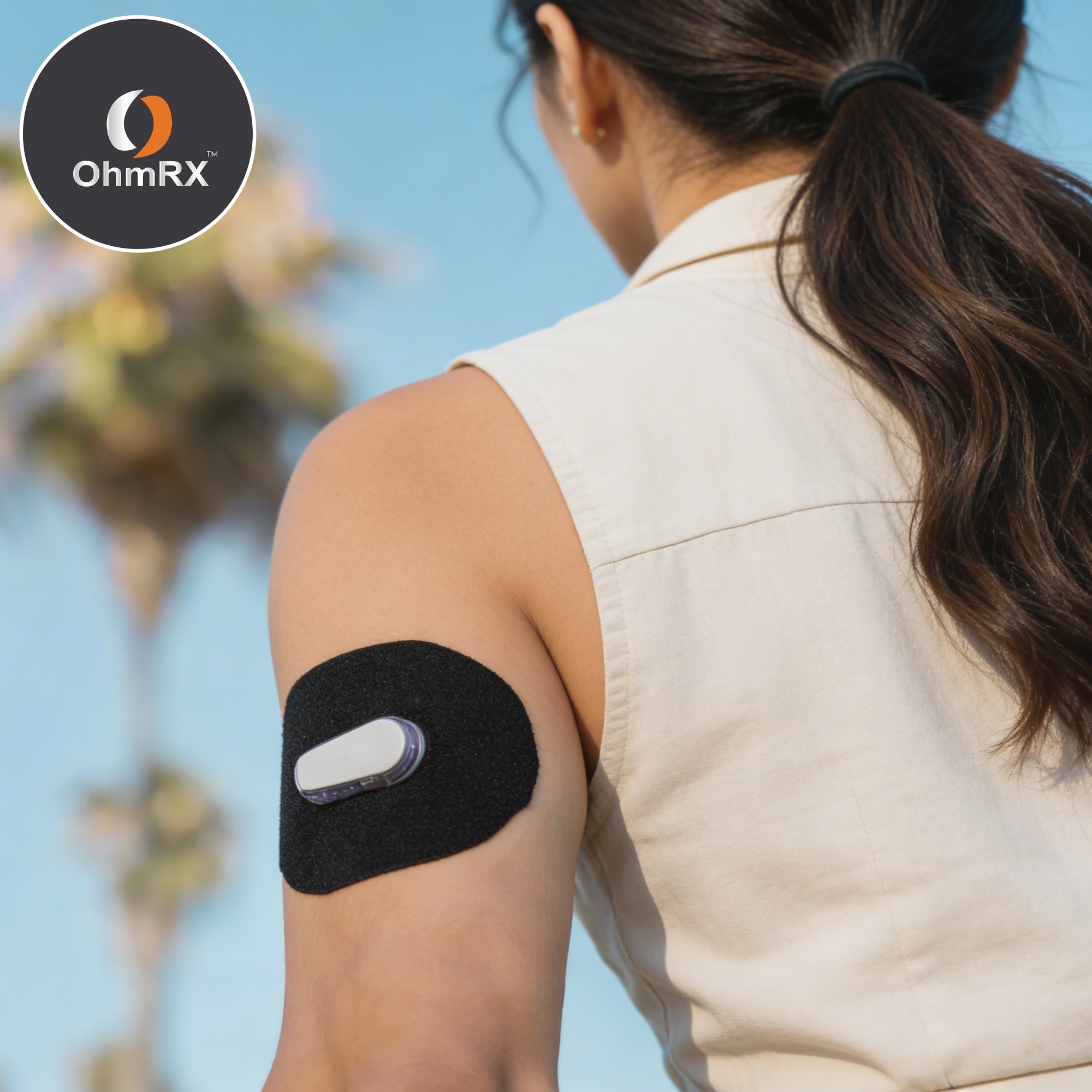OhmRx Dexcom G6 Adhesive Patches – Waterproof, Pre‑Cut