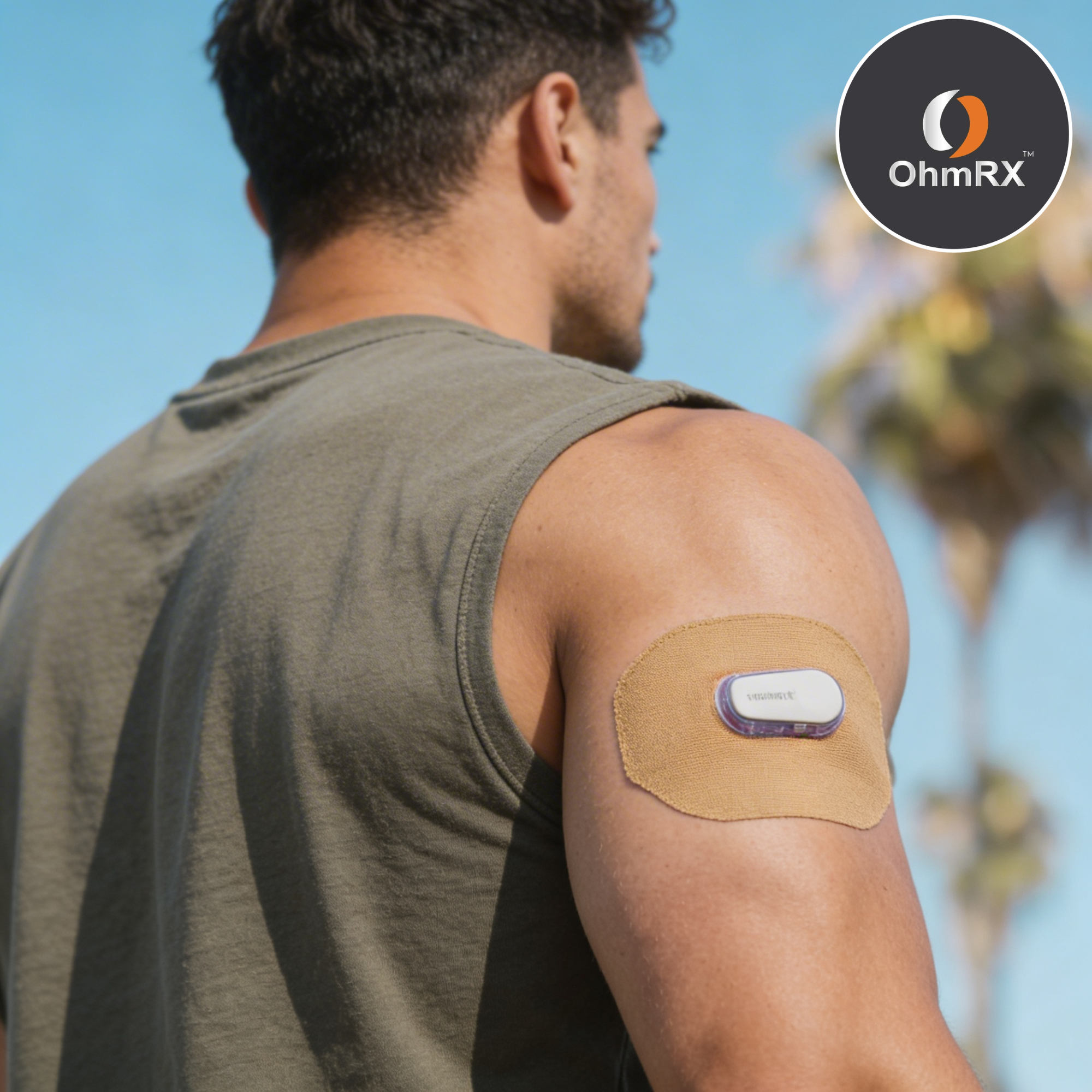 OhmRx Dexcom G6 Adhesive Patches – Waterproof, Pre‑Cut