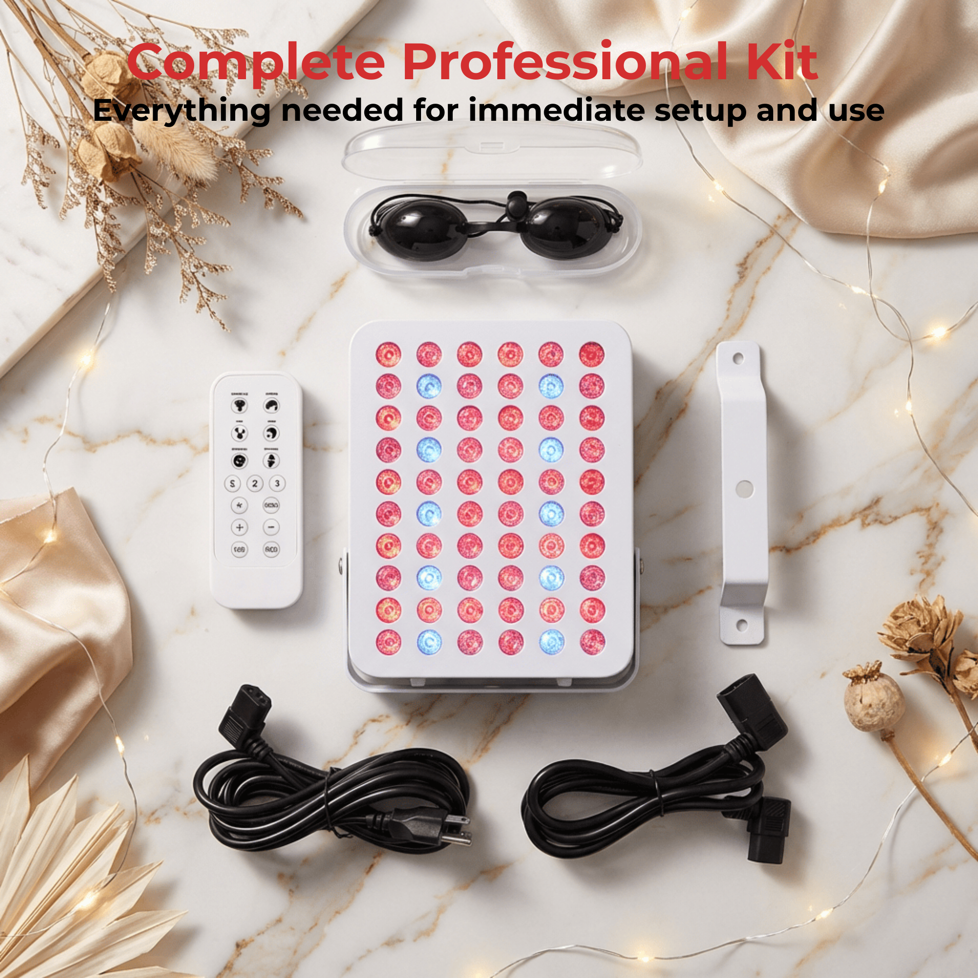 OhmRx RedLight Recovery Pro Panel FS7 – 7‑Wavelength Red & NIR LED Device
