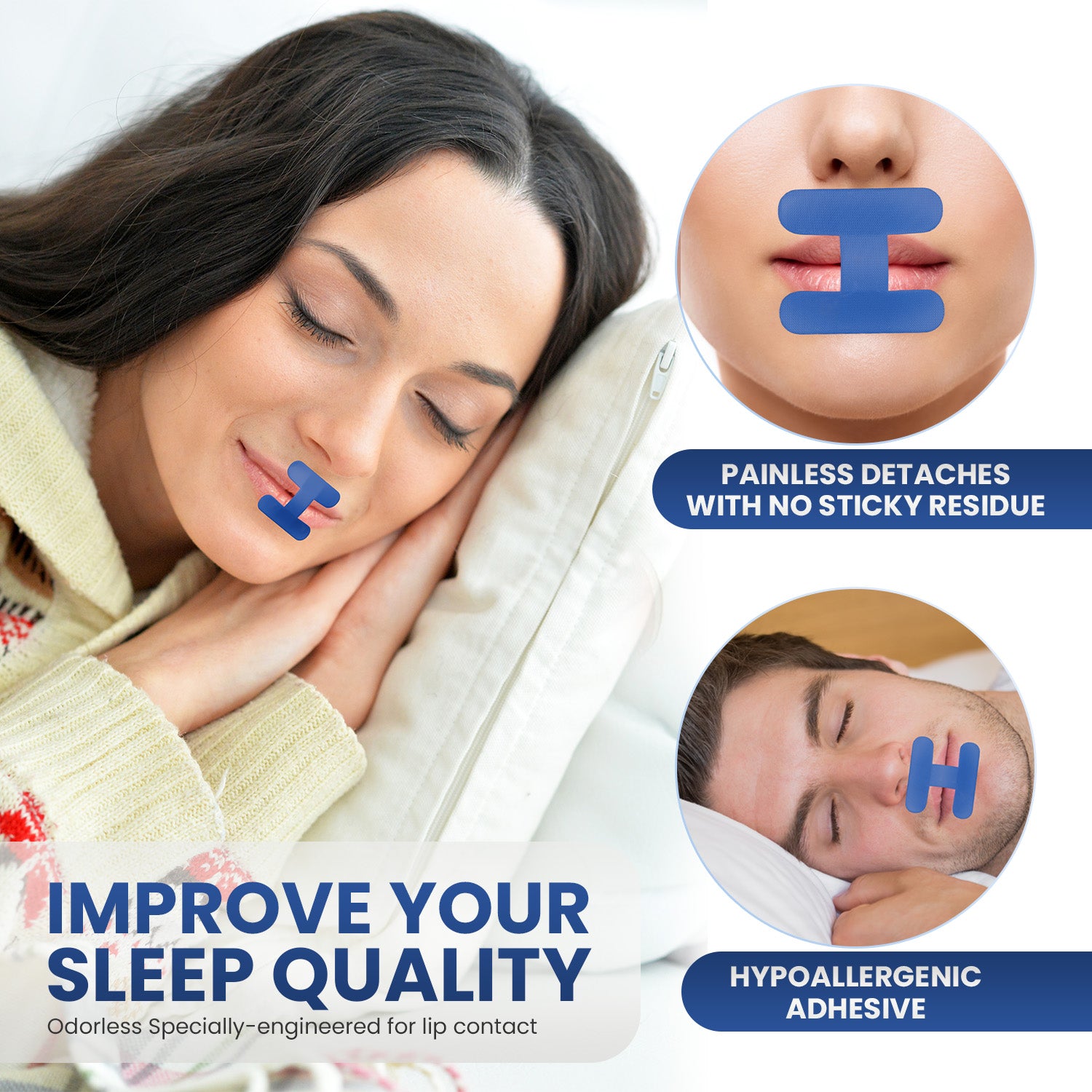 OhmRx Mouth Tape – H Shape