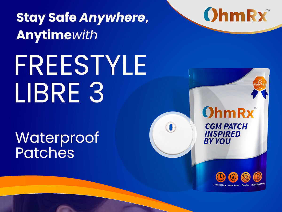 OhmRx Libre 3 / Lingo Sensor Covers – Waterproof, No‑Cut