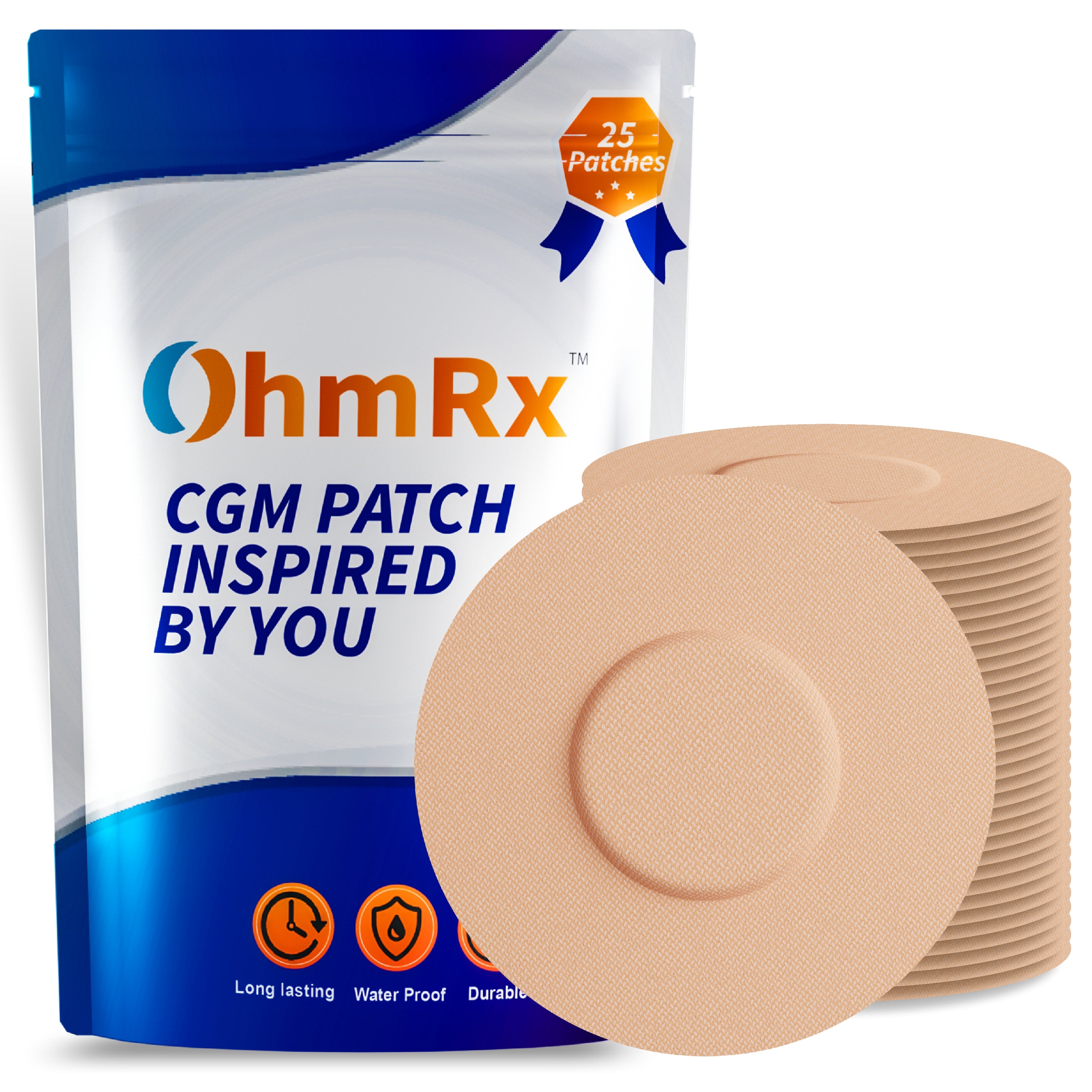 OhmRx Libre 3 / Lingo Sensor Covers – Waterproof, No‑Cut