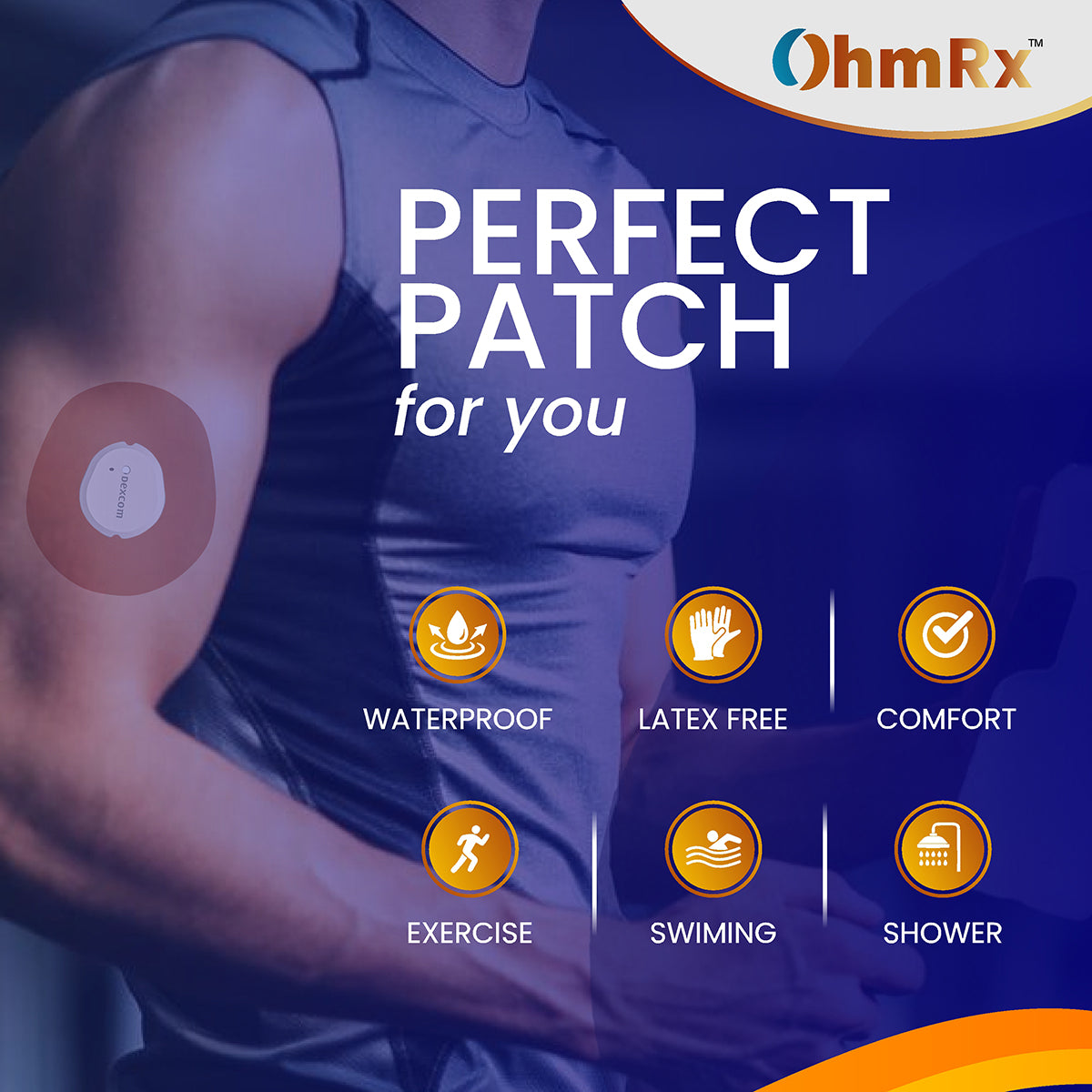 Dexcom G7 Multicolor Patches with Accessory – 25 Pack Combo