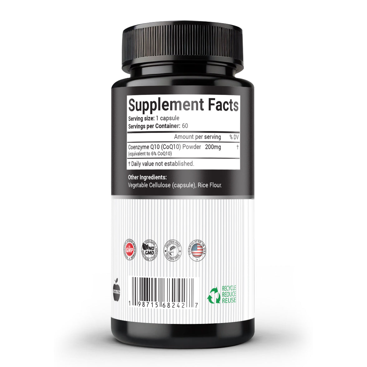 Pristine Vite CoQ10 200mg – 60 Capsules